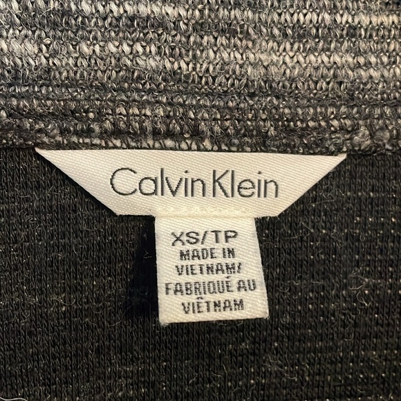 Calvin Klein Side Zip Office Career Wool Blend Jacket Women’s XS Sweater Moto - Picture 2 of 9